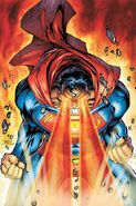 Superman's (DC Comics) heat vision, is an ability to focus the solar radiation from his body into his eyes and release it as lasers.