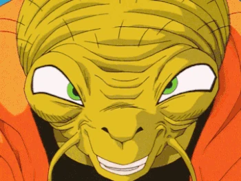 Babidi (Dragon Ball Z) Using Explosion Sorcery on Man's Head