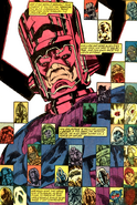 The true form of Galactus (Marvel) cannot be comprehended by mortal beings, and is interpreted differently by every species.