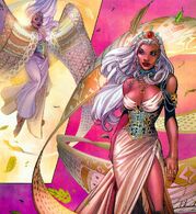 Ororo Munroe/Storm (Marvel Comics) inherited riutal magic and from her mother N'Daré.