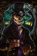 Baron Samedi (Vodou Mythology) is the Loa of the underworld. He protects his followers from returning as zombies after death.