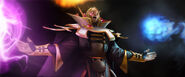 Invoker (Dota 2) can create a magic based EMP that harms enemies and drains their mana.