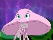 Xiao Mei Mei (The Adventures of Little Carp) is a jellyfish with a singing voice that can calm anything down and stop it.