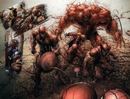 Cletus Kasady/Carnage (Marvel Comics) can infect other beings with portions of his symbiote, allowing him to control them.