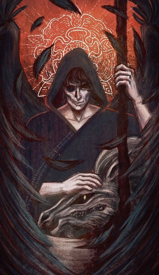 Goddess of Death, an art canvas by Kayla Carlile - INPRNT