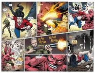 Vampirella (Vampirella) is immune to fire, with even hellfire doing little more than burning her clothes.