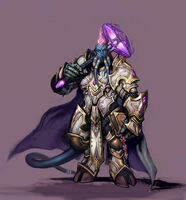 Draenei (Warcraft) are a race of intergalactic beings that came to Azeroth to aid the Alliance.