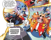 Dr. Eggman (Archie's Sonic the Hedgehog) was driven insane by his constant defeats at Sonic's hands...