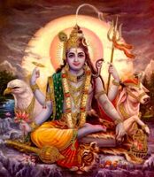 Harihara (Hindu Mythology) is the combined deity form of Vishnu and Shiva.