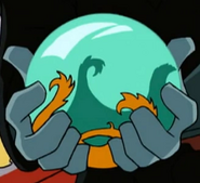 The Time-Traveling Crystal Ball (Jackie Chan Adventures) with it's ability to create portals used for time travel.