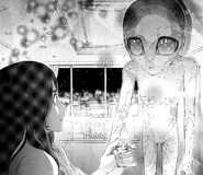 ... like a girl who wanted to look more like an anime character but was turned into a horrific, alien-like abomination.