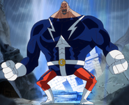 Lao G (One Piece) using Qigong to tap into his conserved reserves of life energy to rejuvenate his body to physical prime and granting him immense strength.