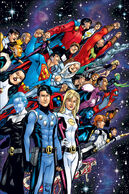 The Legion of Superheroes (DC Comics) is a 30th Century inter-galactic team of super-powered young adults. This cast expands to include dozens of members with a diverse array of powers and personalities...