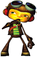 Razputin "Raz" Aquato (Psychonauts) being a Psychonaut has a great range of telekinetic power.