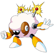 Sheep Man (Mega Man 10) can manipulate with wool using his Thunder Wool attack.