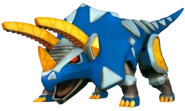 Bakuryuu Triceratops (Bakuryuu Sentai Abaranger)/Tricerazord (Power Rangers Dino Thunder)