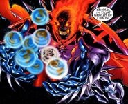 Lord Chaos (Chaos! Comics) After living through the Pandora Effect and Uncreation Wave Mitchel Wardlow became a cosmic entity who split the earth into eight alternate derivatives which he could control.