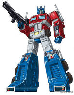 Optimus Prime (Transformers) is the leader of the Autobots that fights for the freedom and liberty of all sentient beings in the universe. He is kind, and universally good, with a heart of gold and tries to help humans whenever he can.