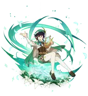 Venti (Genshin Impact) is Barbatos, God of freedom.