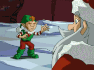 Daolon Wong (Jackie Chan Adventures) turns an Elf into stone.
