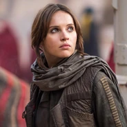 Jyn Erso (Star Wars) stole the Death Star plans, saving the galaxy from mass destruction even at the cost of her own life.