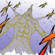 Gerard Valkyrie (Bleach) can use "The Miracle" to continually increase his power by converting the damage he takes into strength. Even being bisected vertically and being ripped to pieces only allowed him to reach even greater levels.