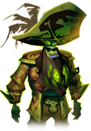 LeChuck (Monkey Island series) is a master of voodoo, capable of using it to turn others into undead.