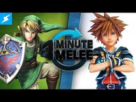 One Minute Melee - Link Vs Sora (Zelda vs Kingdom Hearts) 60fps