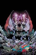 The Evil Batgod Barbatos (DC Comics) manipulates the eldritch dark materia of his usurped world forge to produce malformed nightmare worlds he controls.