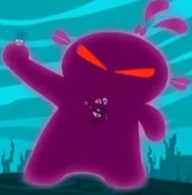 Yin (Yin Yang Yo!), after being transformed into Eve, her aura became composed of dark energy.