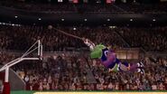 In Looney Tune Land, Michael Jordan (Space Jam) is subject to the same physics as the Looney Tunes.