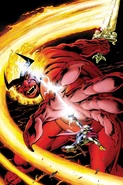 Surtur (Marvel Comics) wields the Twilight Sword, a solidified blade of primordial flames.
