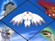 …and can use Shining Digivolution to allow other Digimon to digivolve to the Mega level.