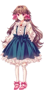 GGoldenerTraumFullbodyPortrait.png (2.25 MB) As a result of her very unstable home, Goldia die Heilige/G (Pocket Mirror) developed several mental disorders including Dissociative Identity Disorder in order to cope with the situation.