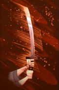 Forged the gods and empowered by his father's qi, Jack's sword (Samurai Jack)...