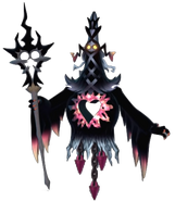 The Lich (Kingdom Hearts III) is a unique Heartless that captures the hearts of the dead and ferries them to the depths of darkness.