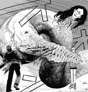 Snake Devil eating Ghost Devil.png (699 KB) Akane Sawatari (Chainsaw Man) could control the Snake Devil at will after making a contract with him.