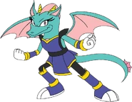 Dulcy the Dragon Post-SGW Archie profile.png (527 KB) Dulcy the Dragon (Sonic SatAM/Archie Sonic the Hedgehog), a Mobian dragon.