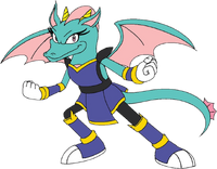 Dulcy the Dragon (Sonic SatAM/Archie's Sonic the Hedgehog), a Mobian dragon.