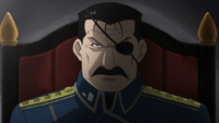 As the Commander-in-Chief of the State Military, King Bradley (Fullmetal Alchemist) is a capable strategist