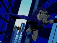 Raven (DC Comics) Flying