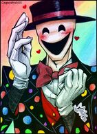Unlike his younger brother Slender Man, Splendorman's (Creepypasta) goal is to spread joy and happiness.