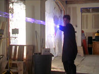 A demon (Charmed) projecting an energy beam.