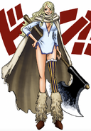 As a giant, Gerd (One Piece) is still well in her prime at 75 years old.