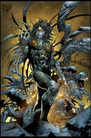 The Darkness (Top Cow/Image Comics) can create anything they desire with the darkness, even sentient beings, but anything they make will crumble to dust in the light.