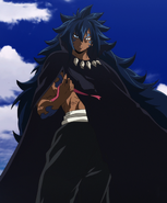 Acnologia (Fairy Tail) the King of Dragons possess ludicrous power that he is greater than the entire formidable armies of Alvarez and Ishgar and the mighty Wizard Saints and the dreaded Spriggan 12