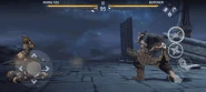 Butcher (Shadow Fight) uses Earthquake/Tremble.