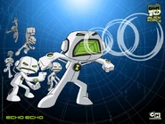 Sonorosians like Echo Echo (Ben 10) can sense vibrations to use echolocation.