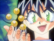 Hellmaster Phibrizzo (Slayers) can induce death in anyone living just by breaking one of his Death Orbs.