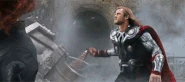 Thor Hammer Spin.gif (2.32 MB) Thor (Marvel Cinematic Universe) builds up centrifugal force by rapidly spinning Mjolnir before using it to achieve flight.